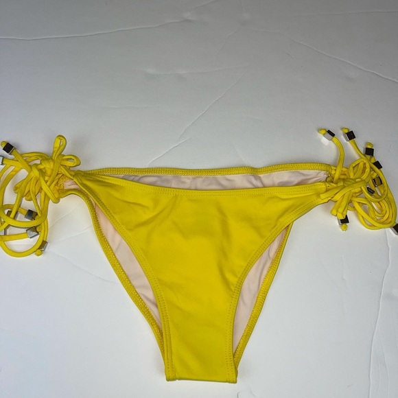 KORAL Swim Bikini Tie Bottoms Bright Yellow S - Picture 5 of 10